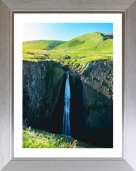 Speke's Mill Mouth Waterfall Bideford Devon Photo Print - Canvas - Framed Photo Print - Hampshire Prints