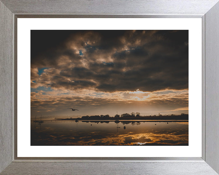 The River Exe Devon at sunset Photo Print - Canvas - Framed Photo Print - Hampshire Prints