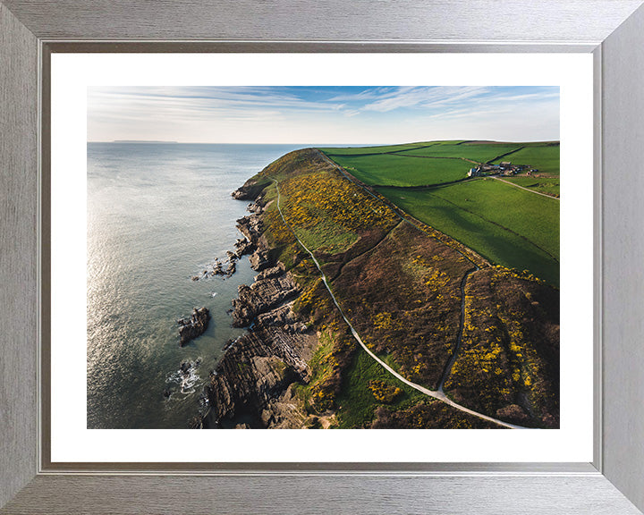 Croyde Bay Devon from above Photo Print - Canvas - Framed Photo Print - Hampshire Prints