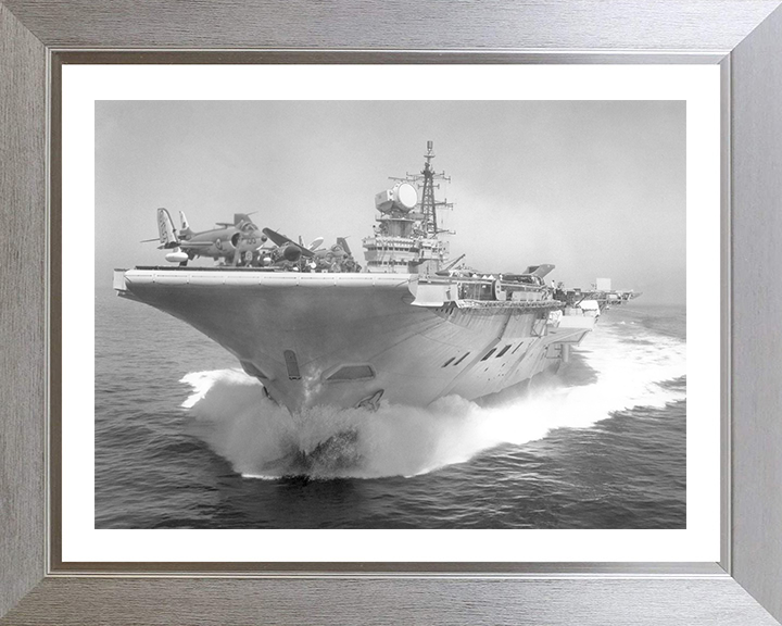 HMS Hermes R12 | Photo Print | Framed Print | Centaur Class | Aircraft Carrier | Royal Navy