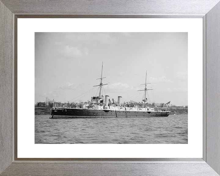 HMS Australia (1886) Royal Navy Orlando class armoured cruiser Photo Print or Framed Photo Print - Hampshire Prints