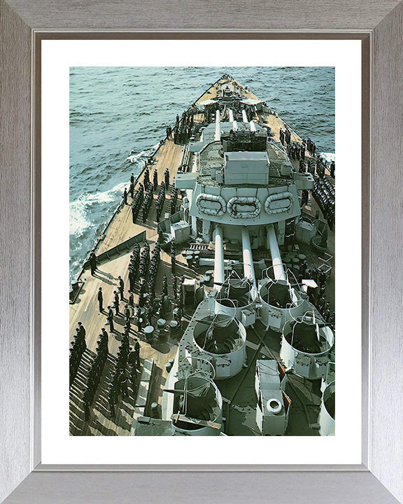 HMS Nelson (28) Royal Navy Nelson class battleship Photo Print or Framed Print - Hampshire Prints