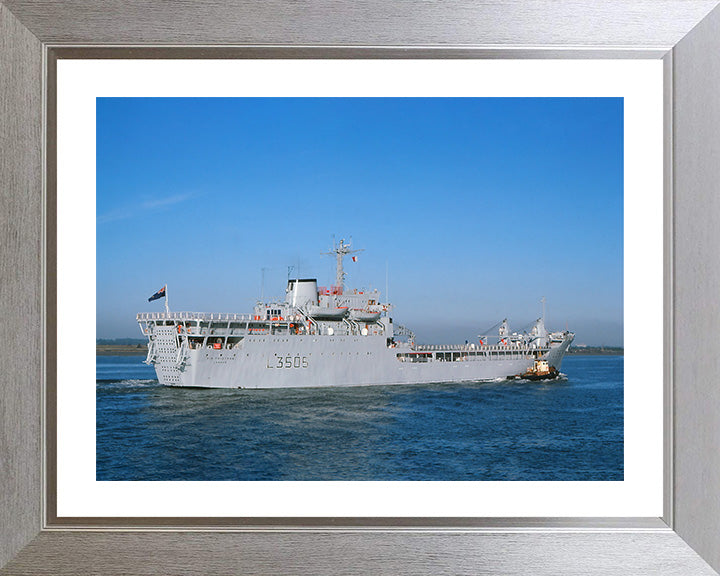 RFA Sir Tristram L3505 Royal Fleet Auxiliary Round Table class ship Photo Print or Framed Print - Hampshire Prints