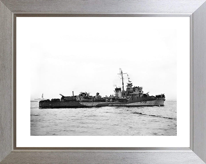 HMS Quantock L58 Royal Navy Hunt class destroyer Photo Print or Framed Print - Hampshire Prints