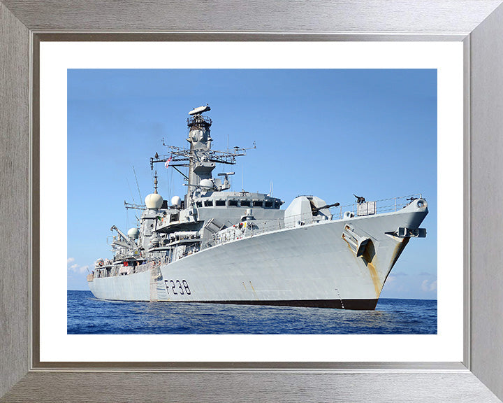 HMS Northumberland F238 Royal Navy type 23 Frigate Photo Print or Framed Print - Hampshire Prints