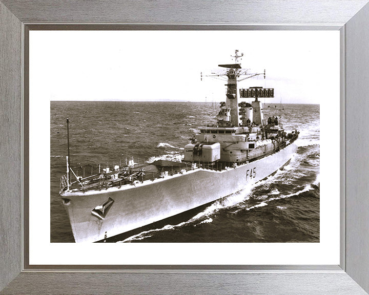 HMS Minerva F45 Royal Navy Leander class Frigate Photo Print or Framed Print - Hampshire Prints