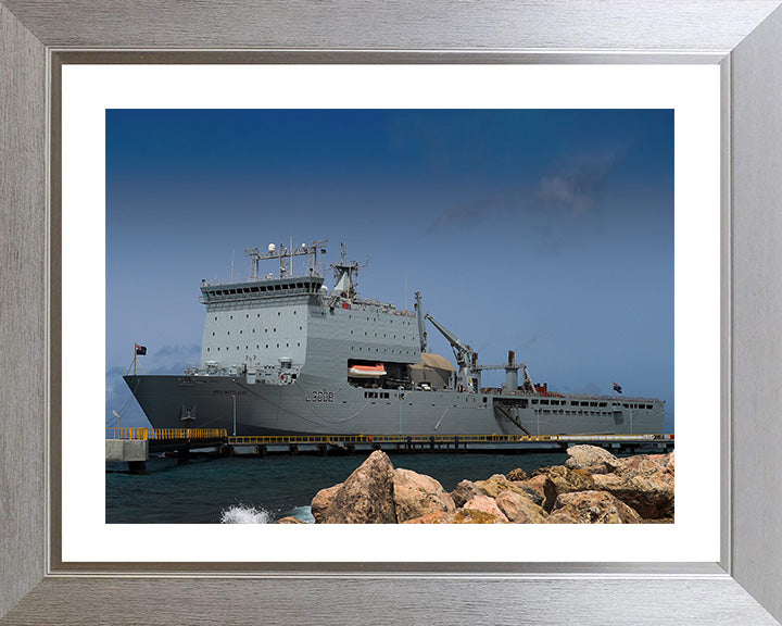 RFA Mounts Bay L3008 Royal Fleet Auxiliary Bay class auxiliary dock landing ship Photo Print or Framed Print - Hampshire Prints