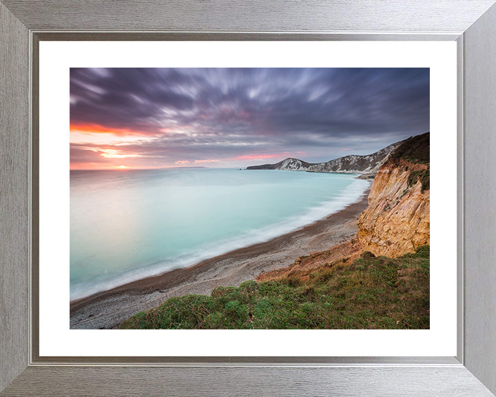 The Jurassic Coast Dorset at sunset Photo Print - Canvas - Framed Photo Print - Hampshire Prints