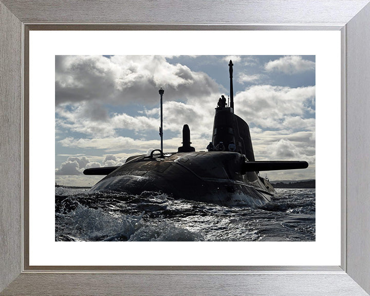 HMS Ambush S120 Royal Navy Astute class Submarine Photo Print or Framed Print - Hampshire Prints