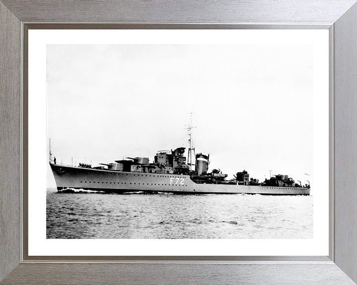 HMS Jersey F72 Royal Navy J class destroyer Photo Print or Framed Print - Hampshire Prints