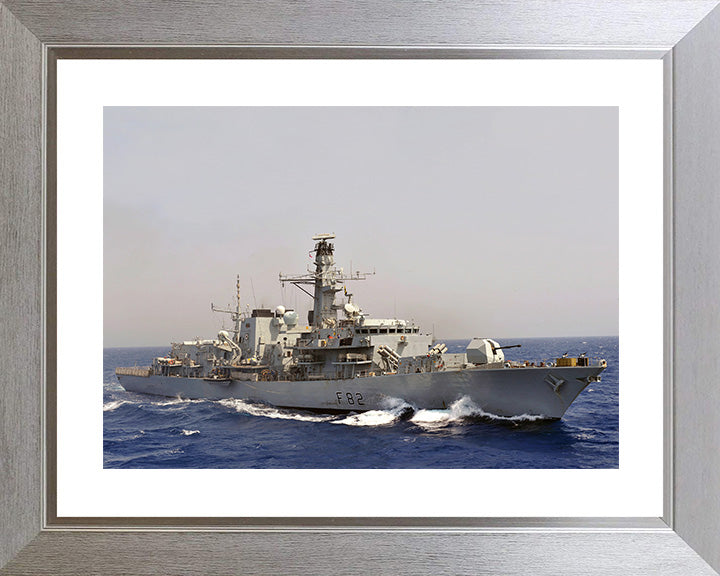 HMS Somerset F82 Royal Navy type 23 Frigate Photo Print or Framed Print - Hampshire Prints
