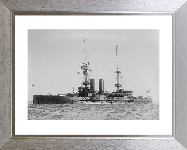 HMS Albemarle (1901) Royal Navy pre dreadnought Photo Print or Framed Print - Hampshire Prints