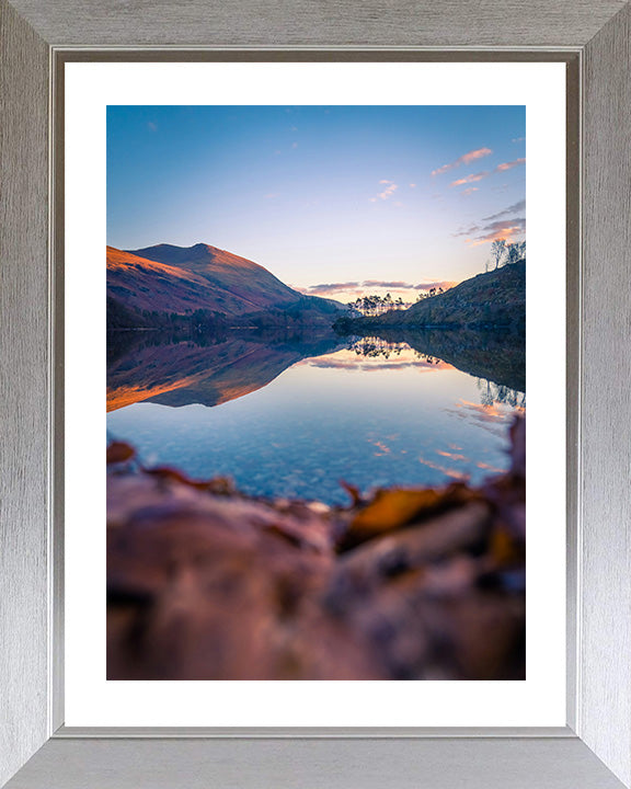 Thirlmere Allerdale the Lake District Cumbria at sunrise Photo Print - Canvas - Framed Photo Print - Hampshire Prints