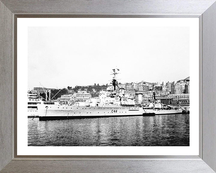 HMS Jamaica (44) Royal Navy Fiji class light cruiser Photo Print or Framed Photo Print - Hampshire Prints