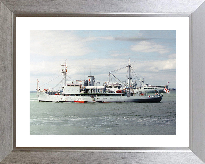 HMS Reclaim A231 Royal Navy submarine rescue vessel Photo Print or Framed Print - Hampshire Prints