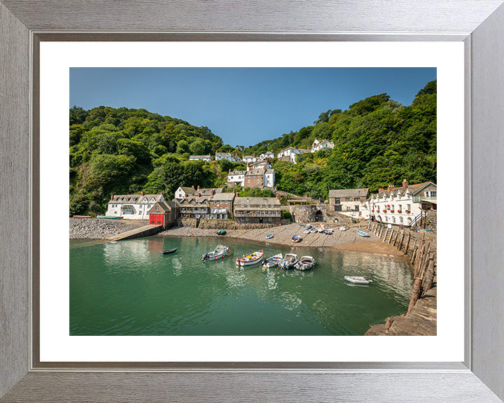 Clovelly harbour Devon in summer Photo Print - Canvas - Framed Photo Print - Hampshire Prints