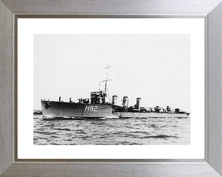 HMS Restless H82 Royal Navy R class destroyer Photo Print or Framed Print - Hampshire Prints