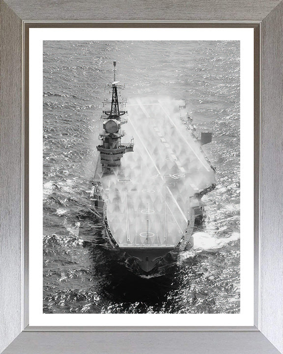 HMS Hermes R12 Royal Navy Centaur class Aircraft carrier Photo Print or Framed Print - Hampshire Prints