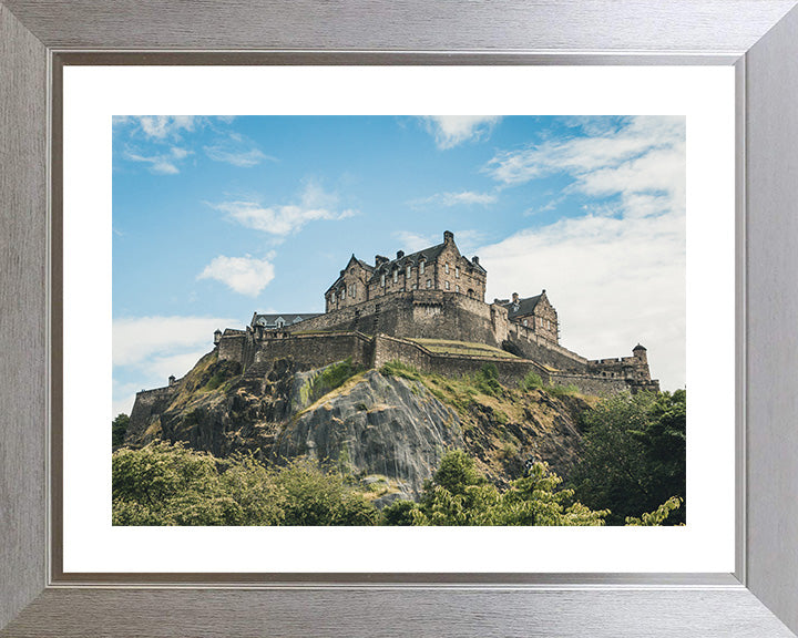 Edinburgh Castle Scotland from below Photo Print - Canvas - Framed Photo Print - Hampshire Prints