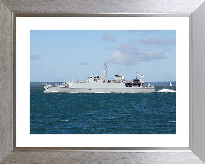 HMS Pembroke M107 Royal Navy Sandown class Mine Hunter Photo Print or Framed Photo Print - Hampshire Prints