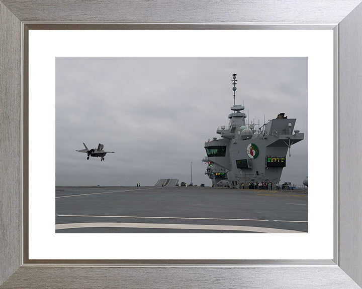 HMS Queen Elizabeth R08 Royal Navy Queen Elizabeth Class Aircraft Carrier Photo Print or Framed Print - Hampshire Prints