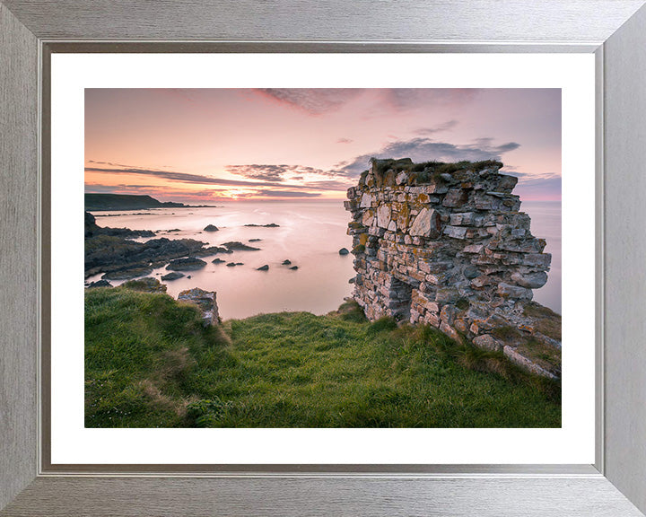 Findlater Castle Aberdeenshire Scotland at sunset Photo Print - Canvas - Framed Photo Print - Hampshire Prints