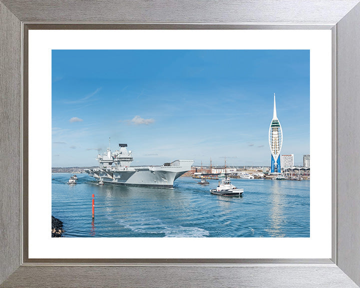 HMS Queen Elizabeth R08 | Photo Print | Framed Print | Queen Elizabeth Class | Aircraft Carrier | Royal Navy - Hampshire Prints