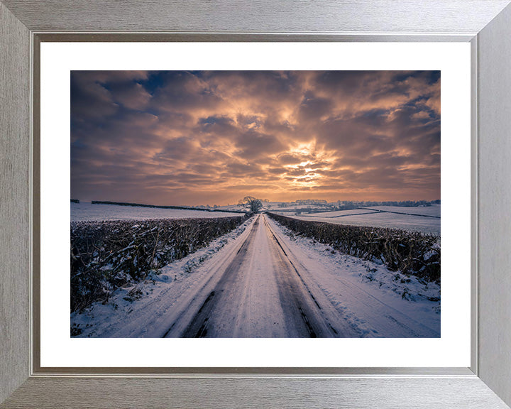 A road through the Lake District to Kirkby Lonsdale Cumbria Photo Print - Canvas - Framed Photo Print - Hampshire Prints