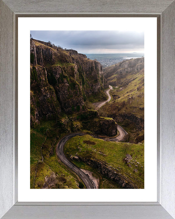 The winding road to Cheddar gorge Somerset Photo Print - Canvas - Framed Photo Print - Hampshire Prints