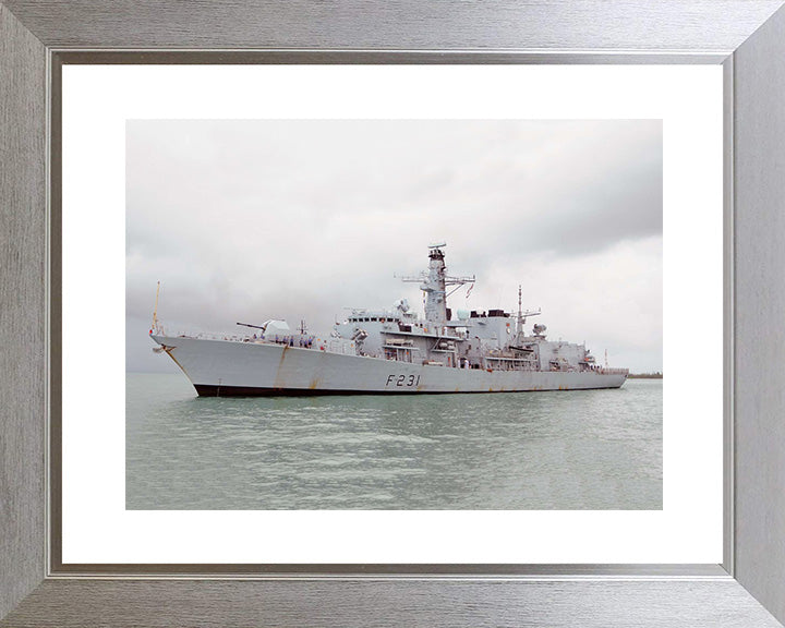 HMS Argyll F231 Royal Navy type 23 Frigate Photo Print or Framed Print - Hampshire Prints