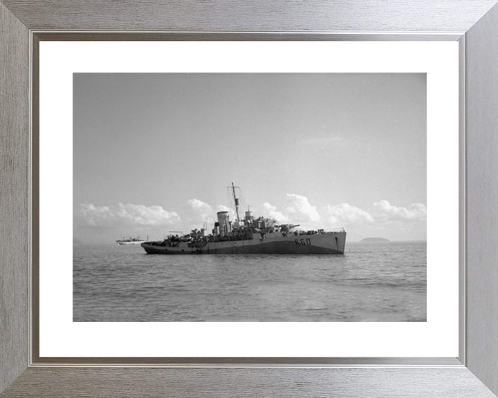 HMS Lavender K60 Royal Navy Flower class corvette Photo Print or Framed Print