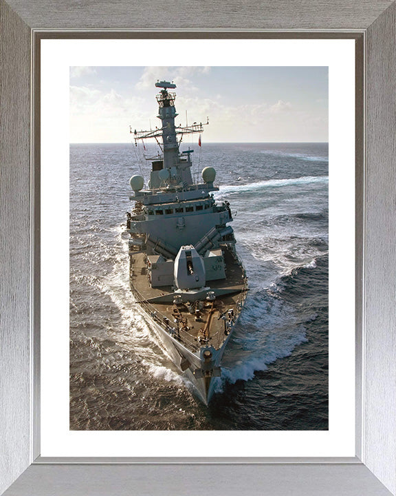 HMS Monmouth F235 Royal Navy type 23 Frigate Photo Print or Framed Print - Hampshire Prints