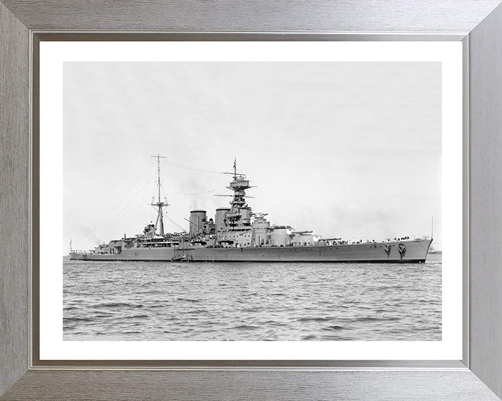 HMS Hood (51) Royal Navy Admiral class battlecruiser Photo Print or Framed Print - Hampshire Prints