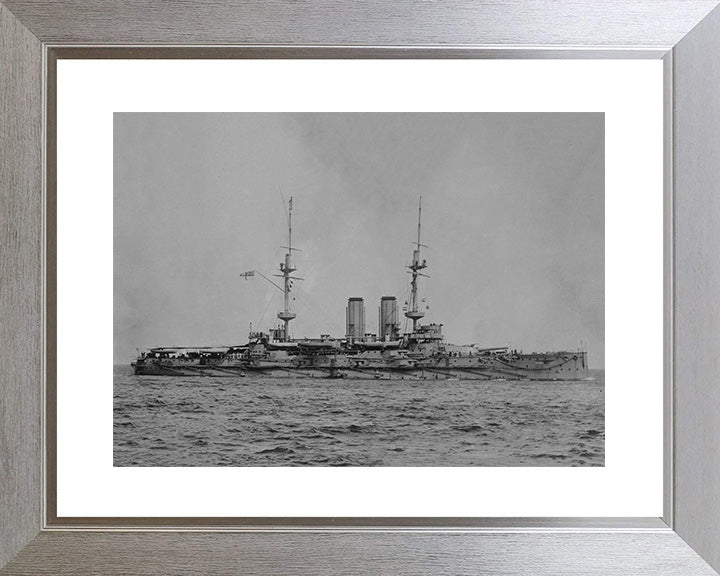 HMS Russell (1901) Royal Navy pre dreadnought Battleship Photo Print or Framed Print - Hampshire Prints