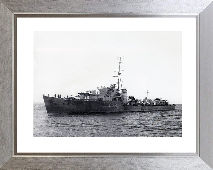 HMS Offa G29 Royal Navy O class destroyer Photo Print or Framed Print - Hampshire Prints