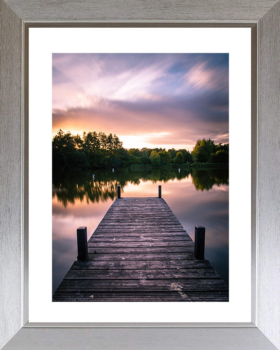 Lakeside Country Park Southampton at sunset Photo Print - Canvas - Framed Photo Print - Hampshire Prints