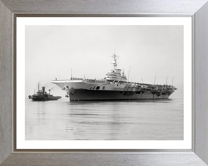 HMS Implacable R86 Royal Navy Implacable Class Aircraft Carrier Photo Print or Framed Print - Hampshire Prints