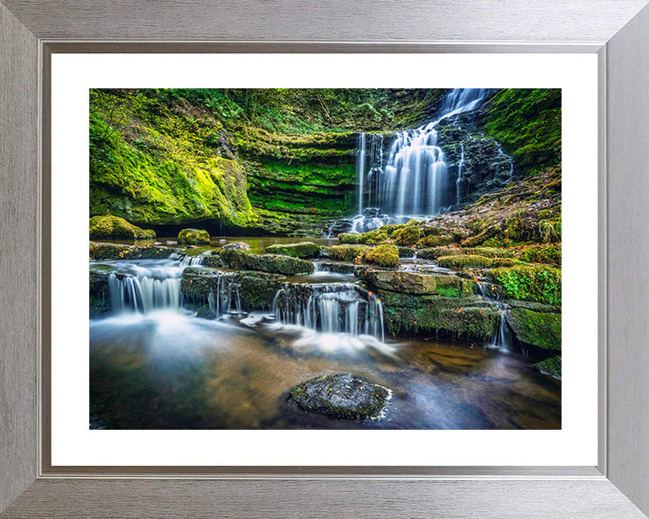 Scaleber Force Waterfall Yorkshire in Summer Photo Print - Canvas - Framed Photo Print - Hampshire Prints