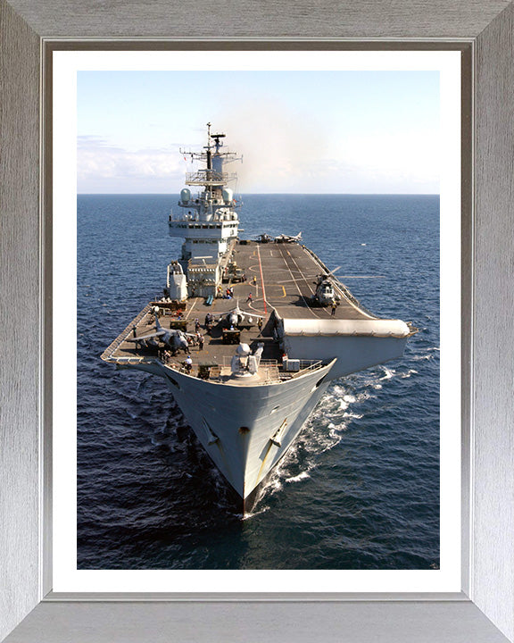 HMS Invincible R05 Royal Navy Invincible Class aircraft carrier Photo Print or Framed Print - Hampshire Prints