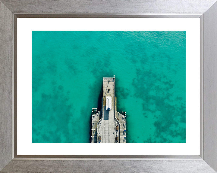 Swanage Pier Dorset from above Photo Print - Canvas - Framed Photo Print - Hampshire Prints