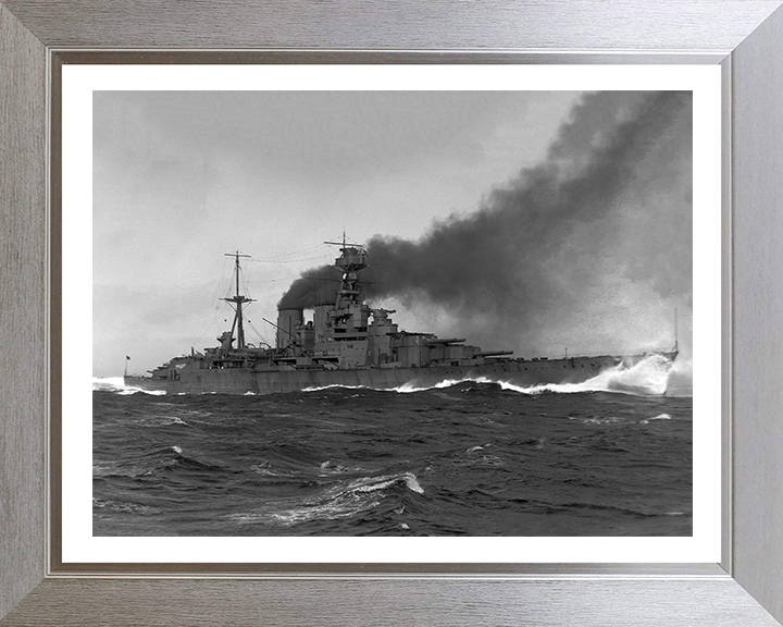 HMS Hood (51) Royal Navy Admiral class battlecruiser Photo Print or Framed Print - Hampshire Prints