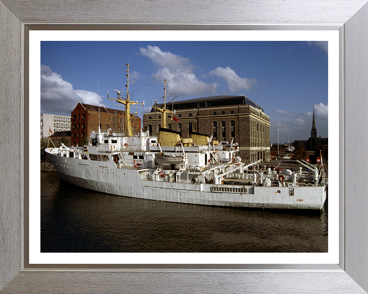 HMS Fox A320 Royal Navy Bulldog class ship Photo Print or Framed Print - Hampshire Prints