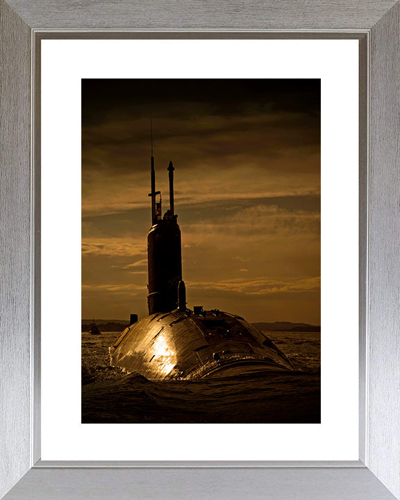 HMS Triumph S93 Royal Navy Trafalgar class Submarine Photo Print or Framed Print - Hampshire Prints