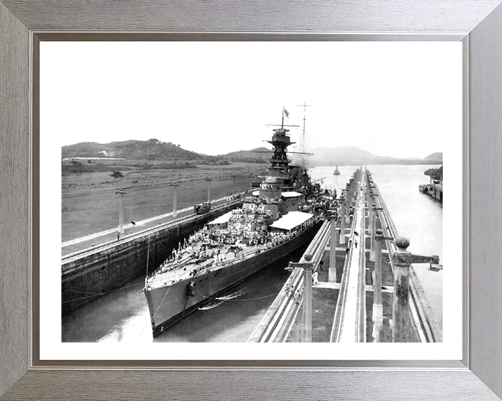 HMS Hood (51) Royal Navy Admiral class battlecruiser Photo Print or Framed Print - Hampshire Prints