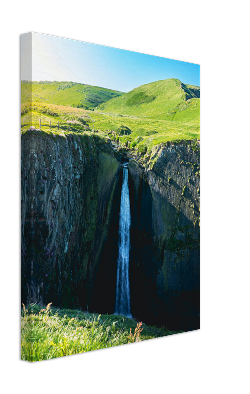 Speke's Mill Mouth Waterfall Bideford Devon Photo Print - Canvas - Framed Photo Print - Hampshire Prints