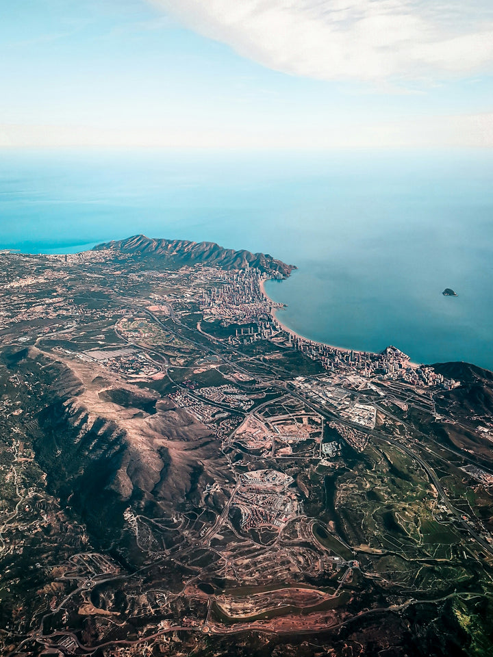 Benidorm Spain from above Photo Print - Canvas - Framed Photo Print - Hampshire Prints