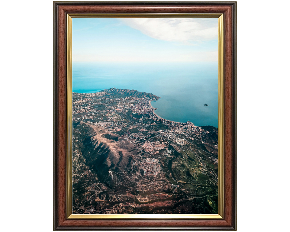 Benidorm Spain from above Photo Print - Canvas - Framed Photo Print - Hampshire Prints