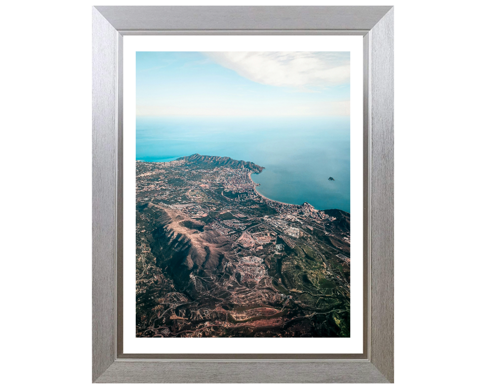 Benidorm Spain from above Photo Print - Canvas - Framed Photo Print - Hampshire Prints