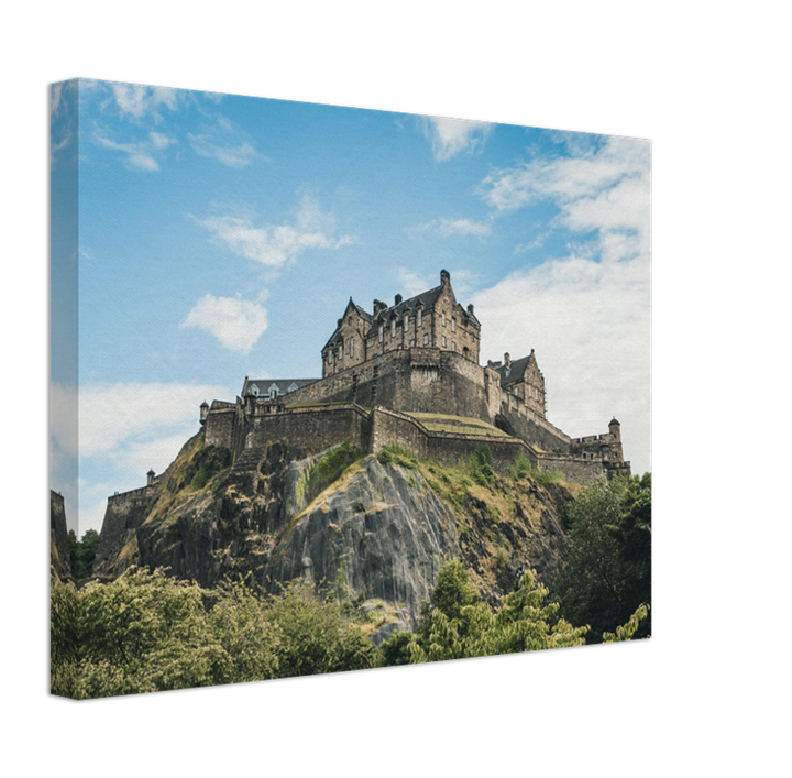 Edinburgh Castle Scotland from below Photo Print - Canvas - Framed Photo Print - Hampshire Prints