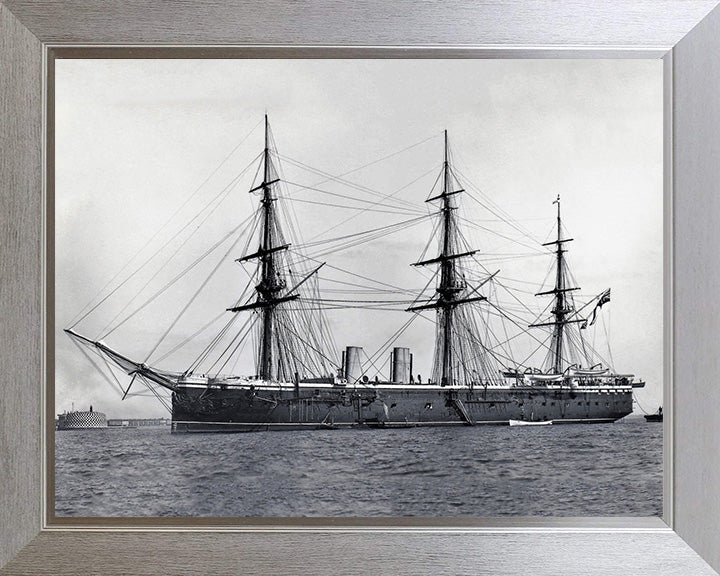 HMS Raleigh 1873 Royal Navy unarmed Frigate Photo Print or Framed Print - Hampshire Prints